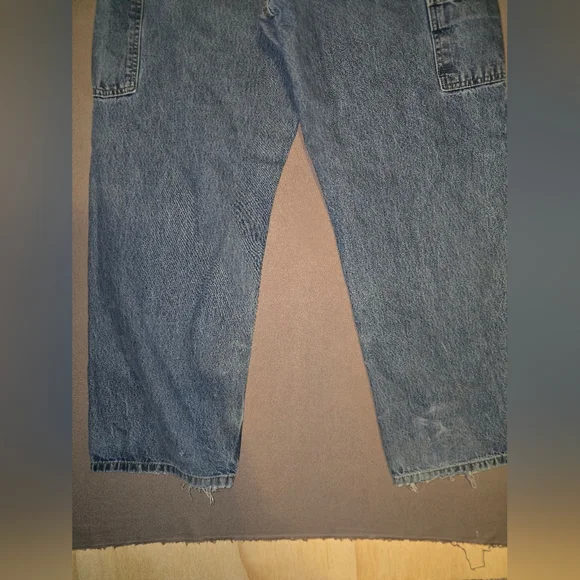 Carhartt B13 DPS Dark Pre-Washed Loose Fit Washed Logger Jeans 34x30 - Picture 5 of 5